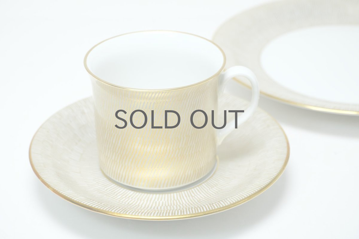 画像3: Signe Persson-Melin / シグネ・ペーション・メリン ロールストランド/Primeur/プリムール/ゴールド/カップ&ソーサー+プレート オリジナルボックス付き/No.1/美品 (3)