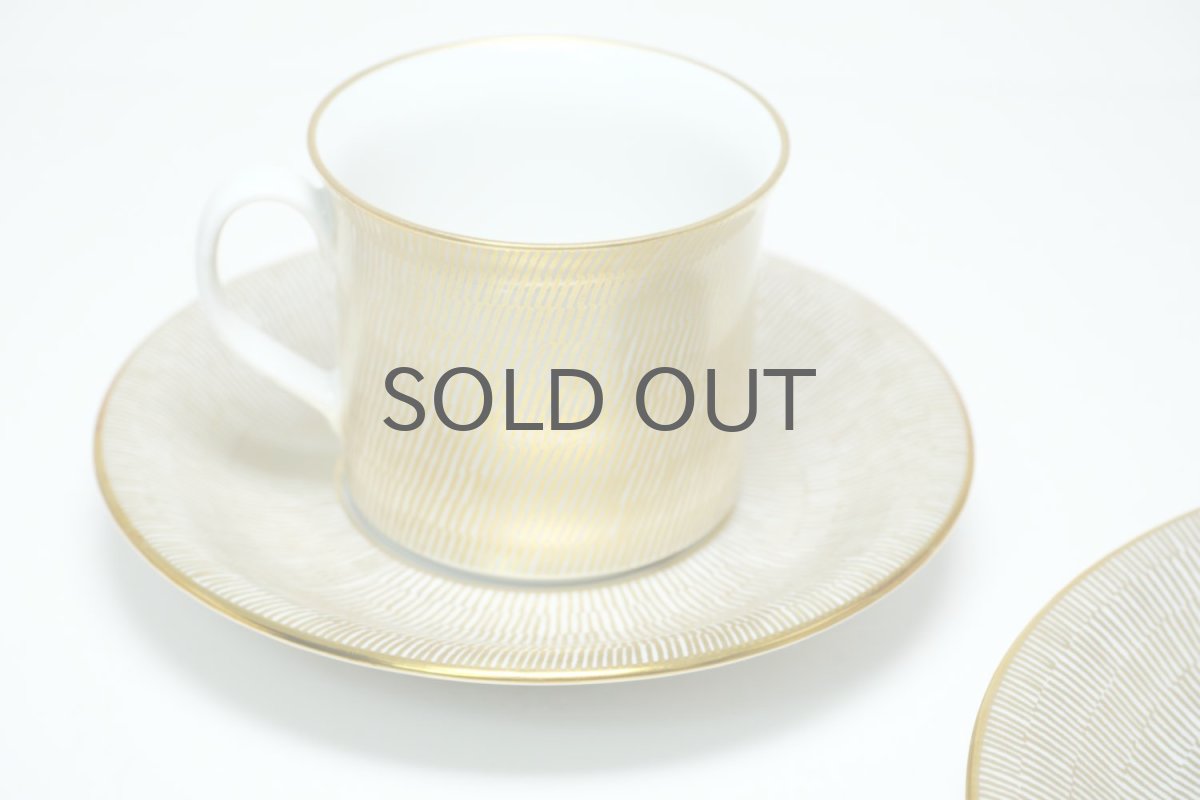 画像2: Signe Persson-Melin / シグネ・ペーション・メリン ロールストランド/Primeur/プリムール/ゴールド/カップ&ソーサー+プレート オリジナルボックス付き/No.1/美品 (2)