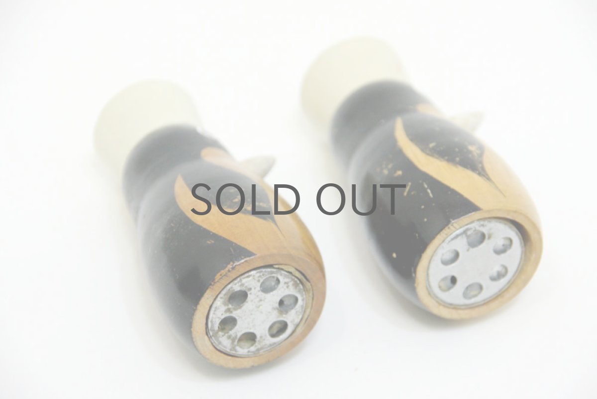 画像5: スウェーデンの蚤の市で見つけた ペンギンのソルト&ペッパー 木製 (5)