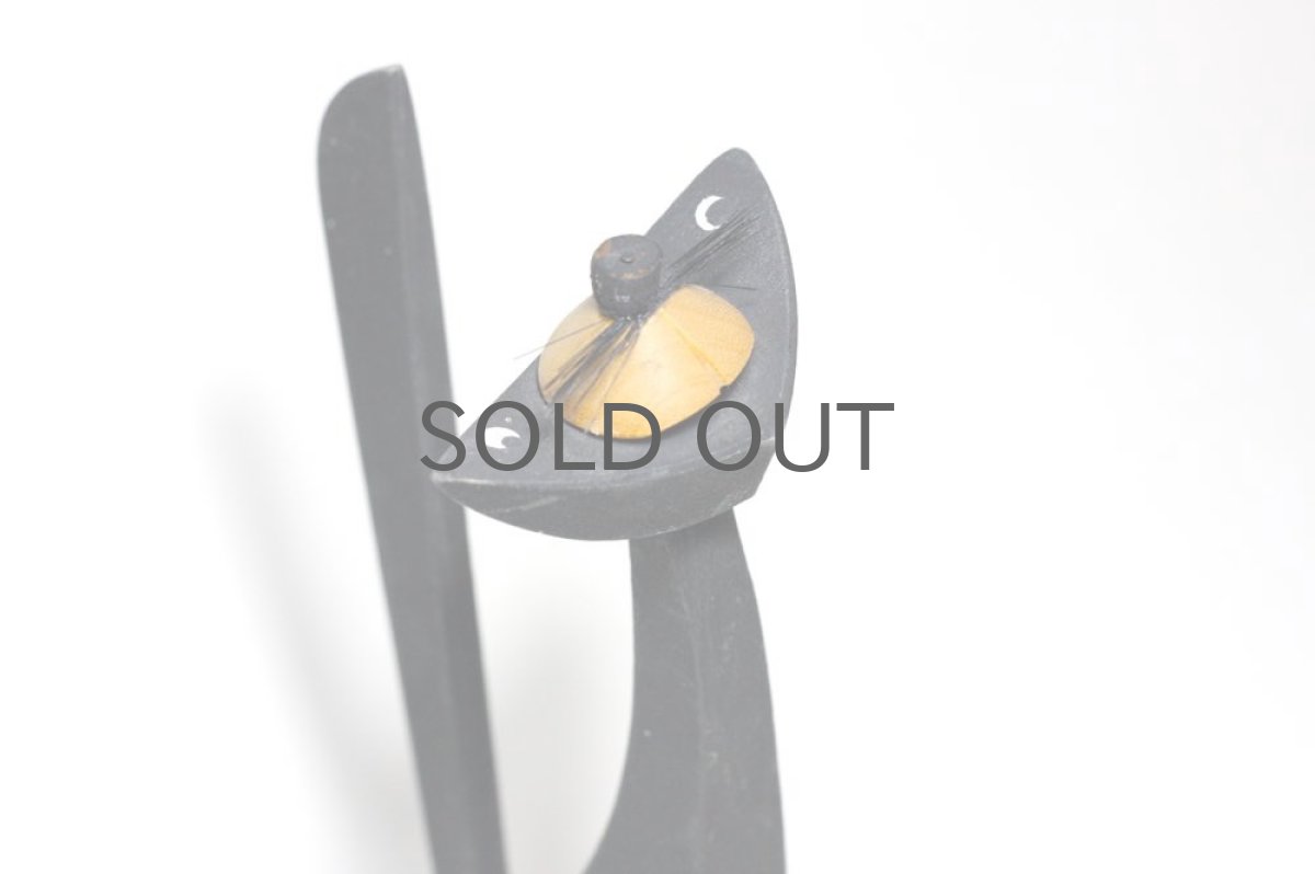 画像2: 木製　ネコオブジェ (2)