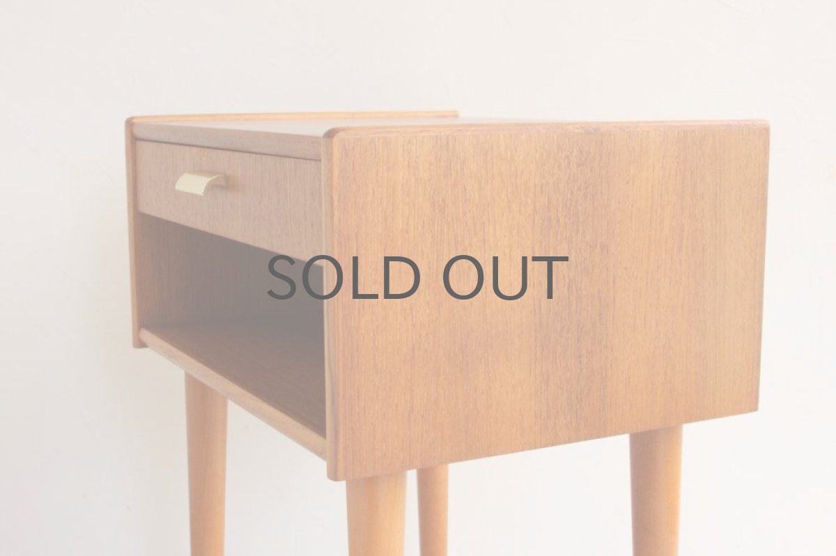 画像4: 北欧ビンテージ家具/デンマーク ベッドサイドスモールチェスト  (4)
