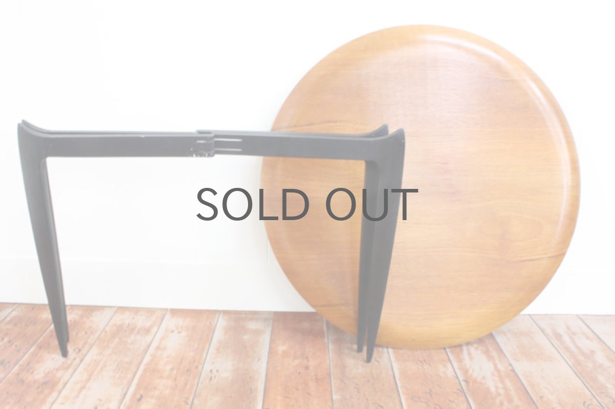 画像5: 北欧ヴィンテージ/Fritz Hansen/フリッツ ハンセン 折りたたみサイドテーブル (5)