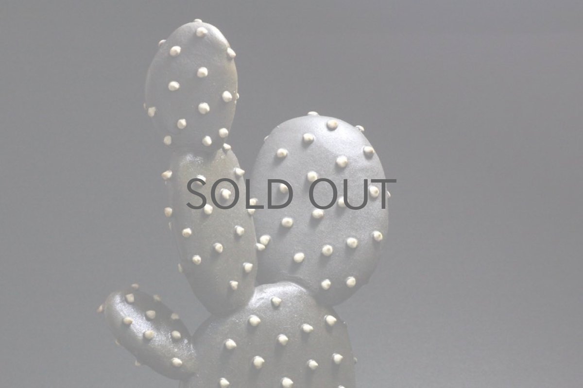 画像2: STUDIO.ZOK/サボテン/陶植/ウチワサボテン/Mサイズ/ブラック (2)