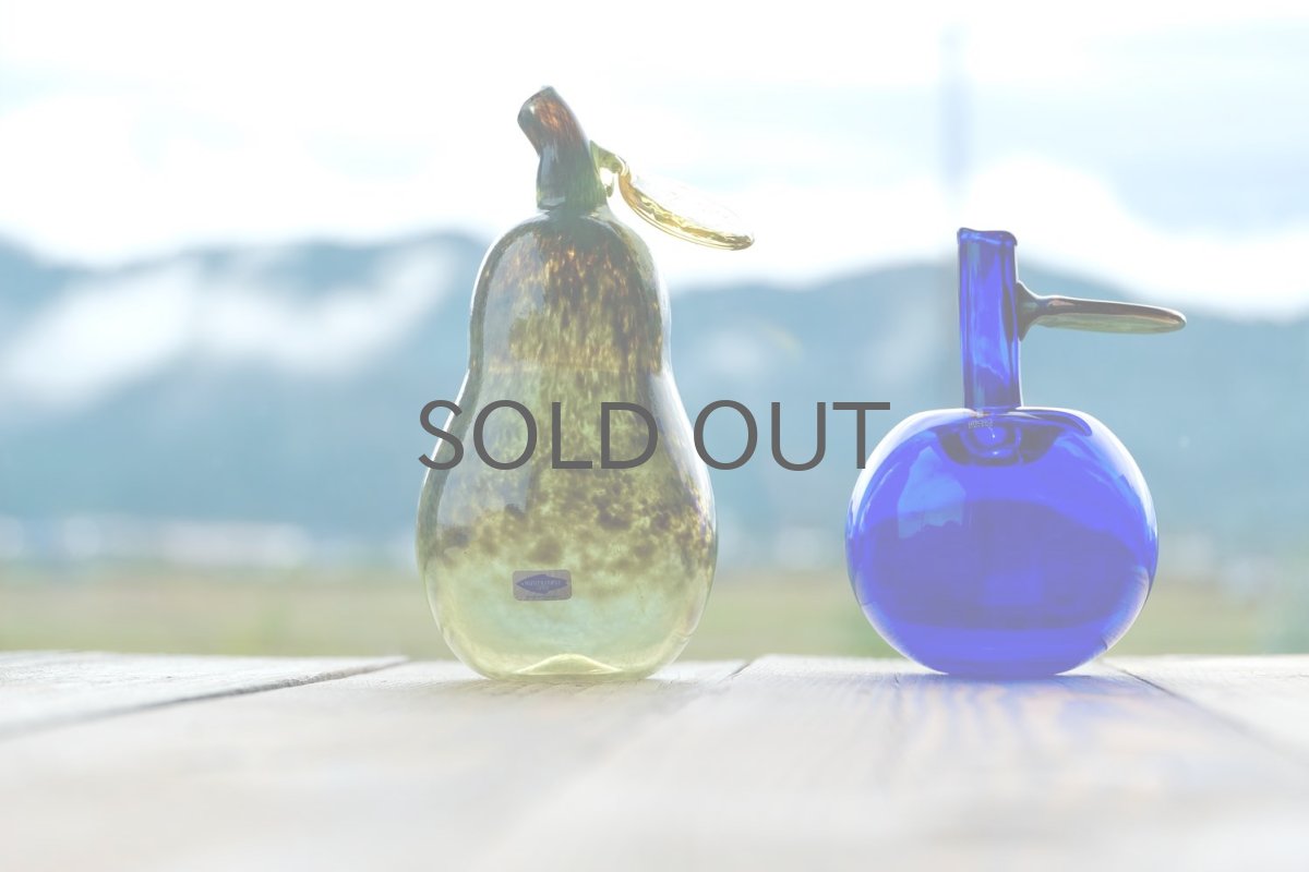 画像6: アートオブジェクト/Oiva Toikka/オイバ・トイッカ/Nuutajarvi/ヌータヤルヴィ/hedelmä/フルーツ/ペア (6)