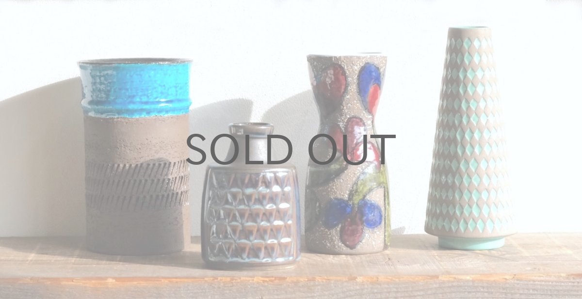 画像7: 北欧ビンテージ雑貨/Upsala Ekeby/ウプサラ　エクビィ/Ingrid Atterberg/ベース/Pepita/H21cm (7)