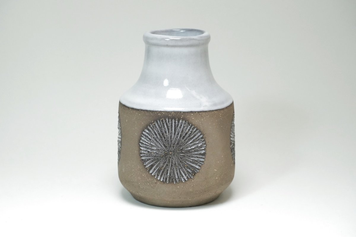 画像1: Upsala Ekeby/ウプサラエクビィ/ベース/花瓶/Göran Andersson/Star/スター/Mサイズ　 (1)