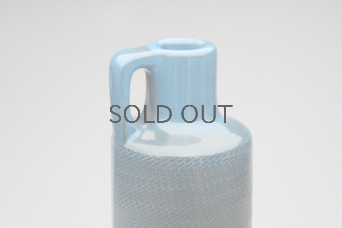 画像2: Upsala Ekeby  ウプサラ エクビィ Ingrid Atterberg一輪挿しの花瓶 ブルー BRIS (2)