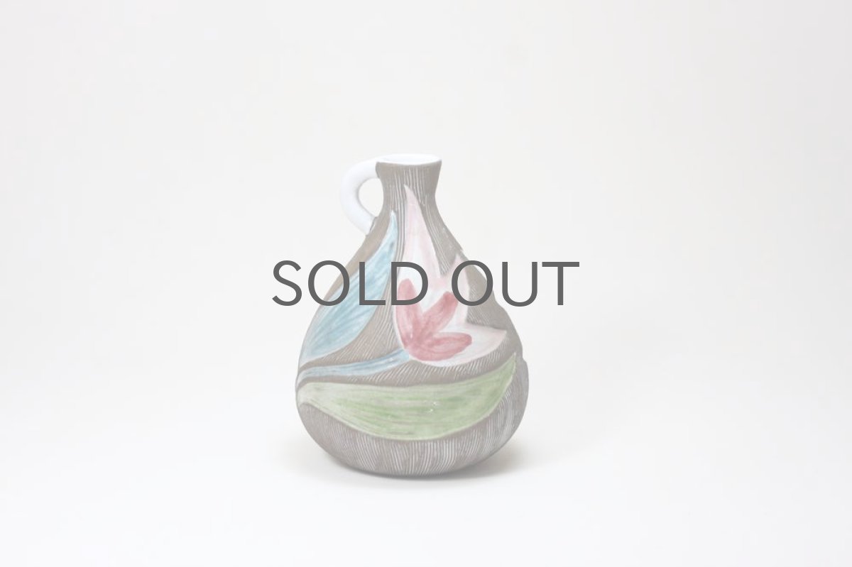 画像2: Upsala Ekeby/ウプサラ/エキュビ マリ・シムルソン/チューリップ花瓶 /一輪挿し 丸形 (2)