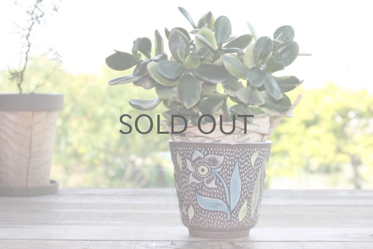 画像6:  Upsala Ekeby /ウプサラ　エクビィ/マリ・シムルソン /ドットフラワーポット (6)