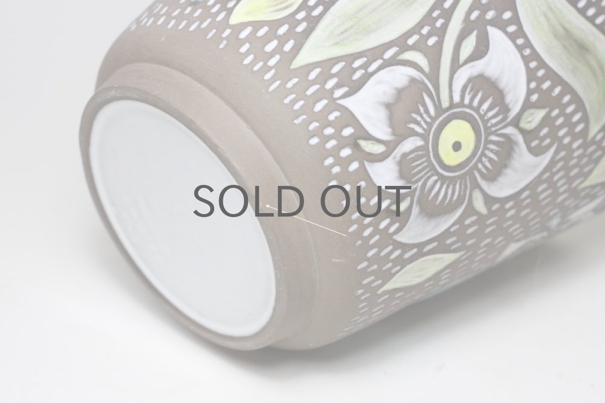 画像4:  Upsala Ekeby /ウプサラ　エクビィ/マリ・シムルソン /ドットフラワーポット (4)