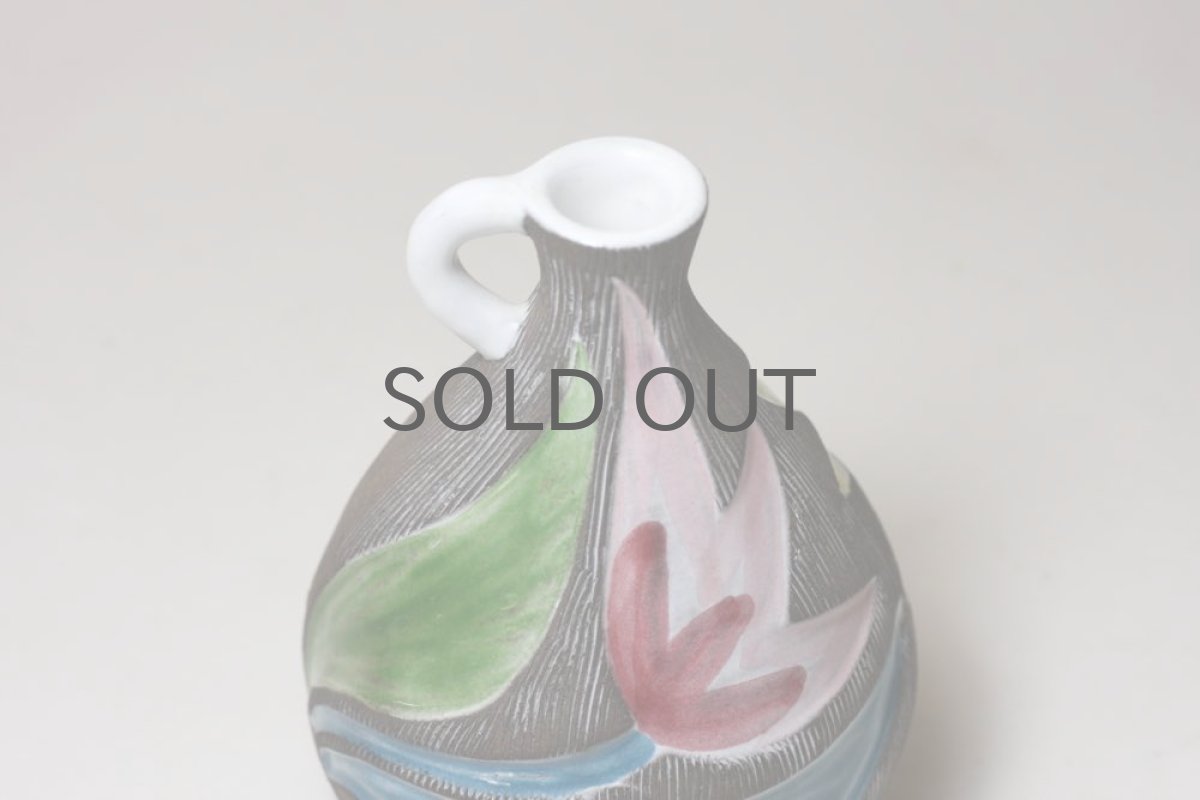 画像3: Upsala Ekeby/ウプサラ/エキュビ マリ・シムルソン/チューリップ花瓶 一輪挿し 丸形 (3)