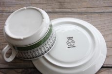 画像3: Upsala Ekeby ウプサラ　GEFLEゲフレ　Smyrna ティーカップ＆ソーサー (3)