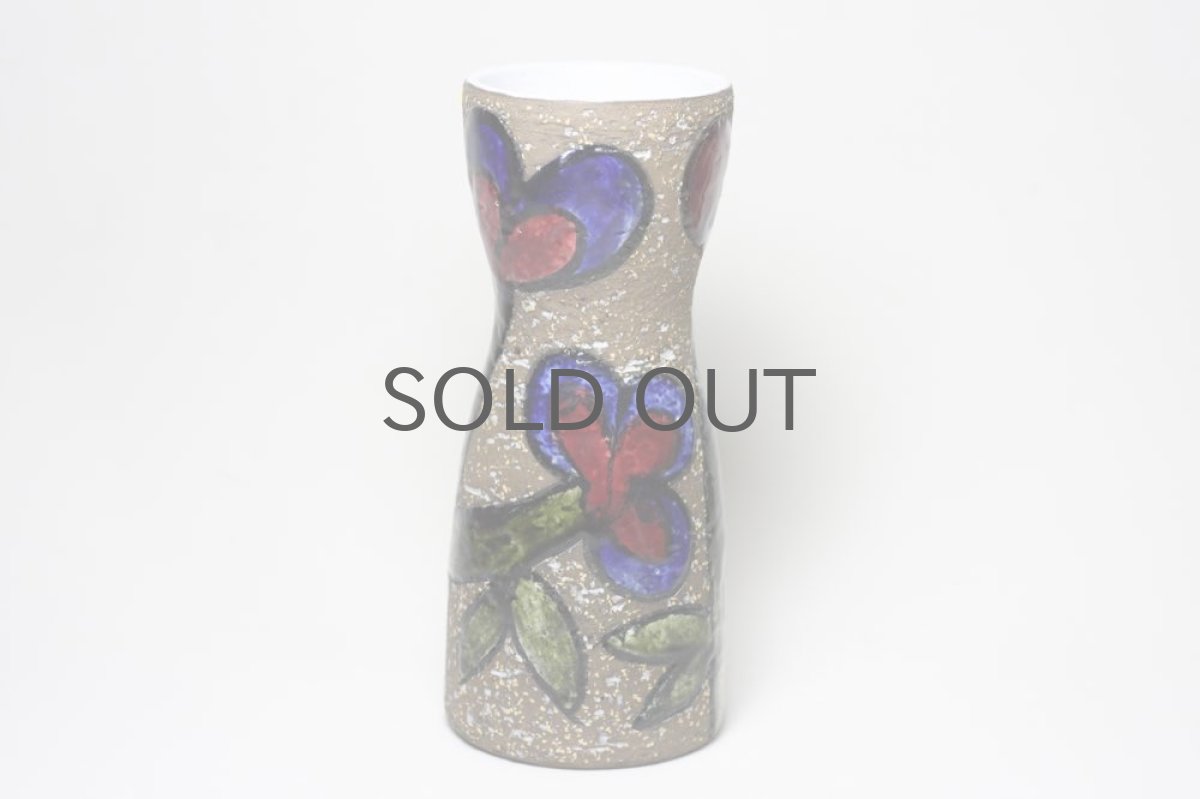 画像3: ヴィンテージ北欧雑貨/Upsala Ekeby /ウプサラエクビィ/マリ・シムルソン/Cardus花瓶  (3)