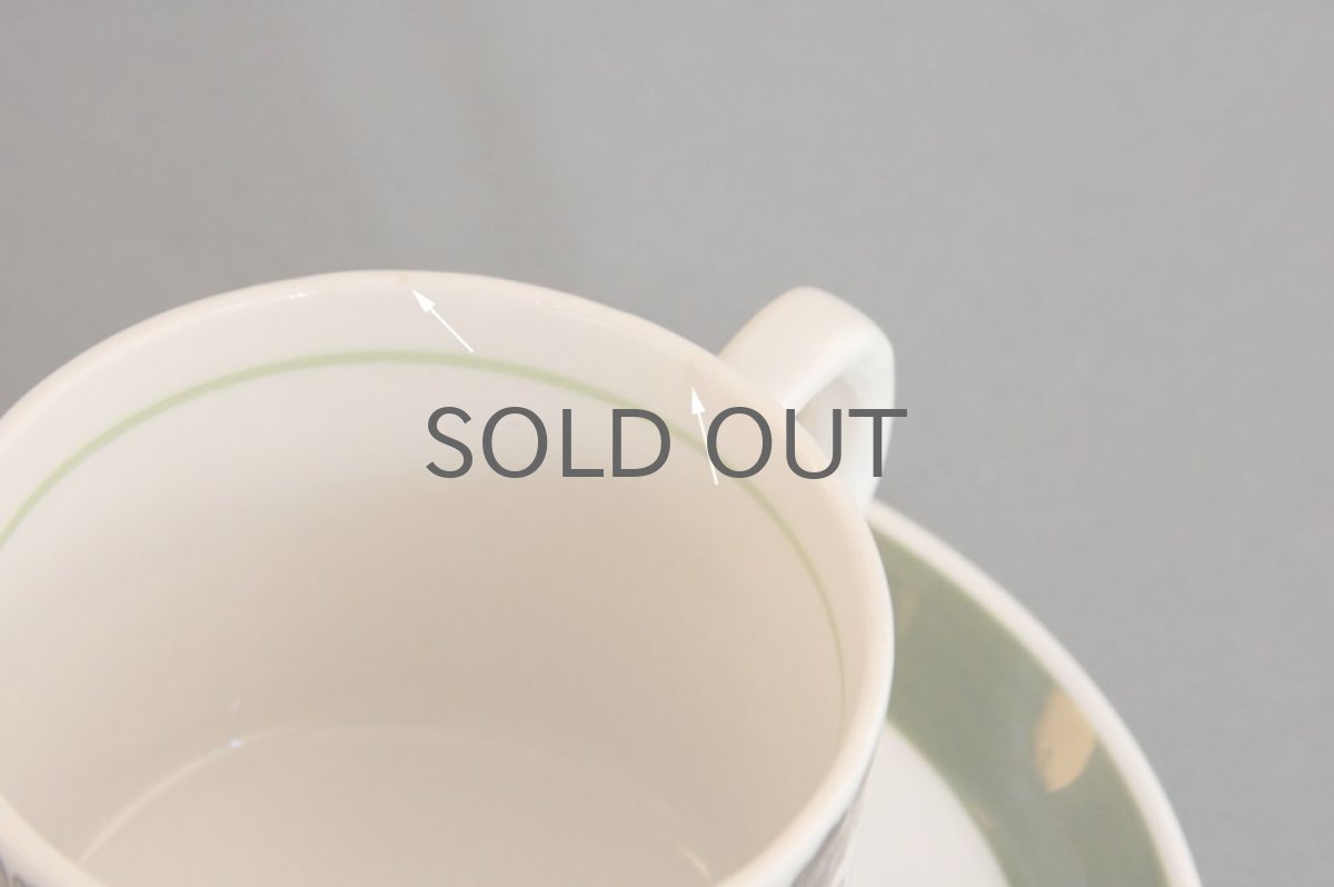 画像5: Upsala Ekeby ウプサラ　GEFLEゲフレ　Tulpanチューリップ　コーヒーカップ＆ソーサー (5)