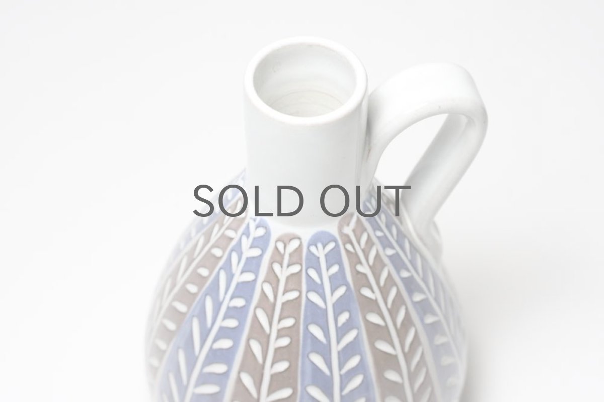 画像3: Upsala Ekeby/ウプサラ エクビィ/Ingrid Atterberg/一輪挿し花瓶 /ストライプ (3)