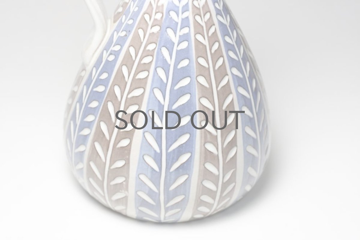 画像7: Upsala Ekeby/ウプサラ エクビィ/Ingrid Atterberg/一輪挿し花瓶 /ストライプ (7)