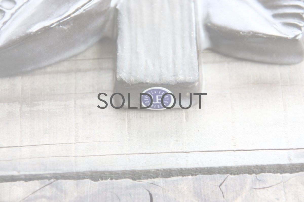 画像8: Upsala Ekeby Blomma 花陶板壁掛けブルー (8)