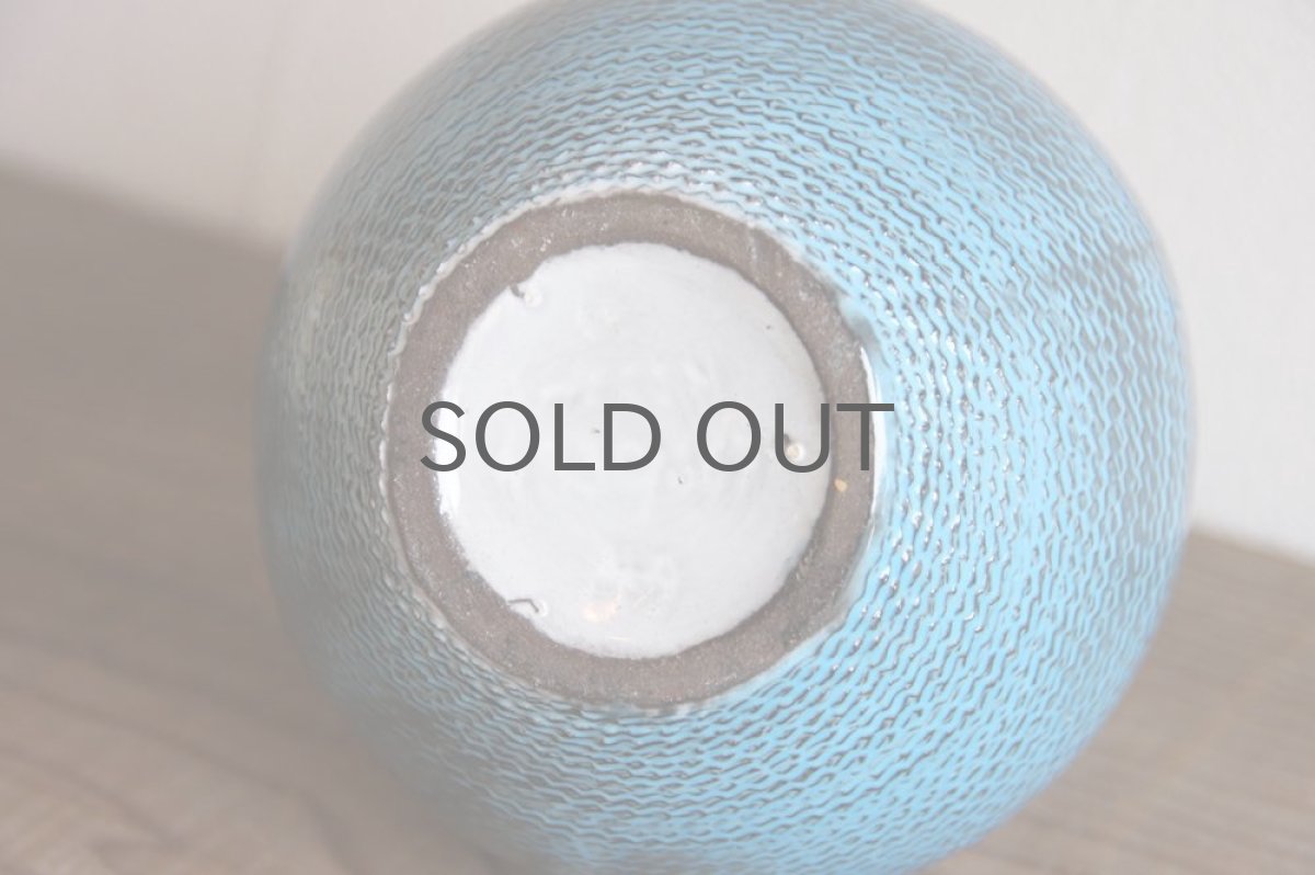 画像5: Upsala Ekeby  ウプサラ エクビィ Ingrid Atterberg一輪挿し ブルー (5)