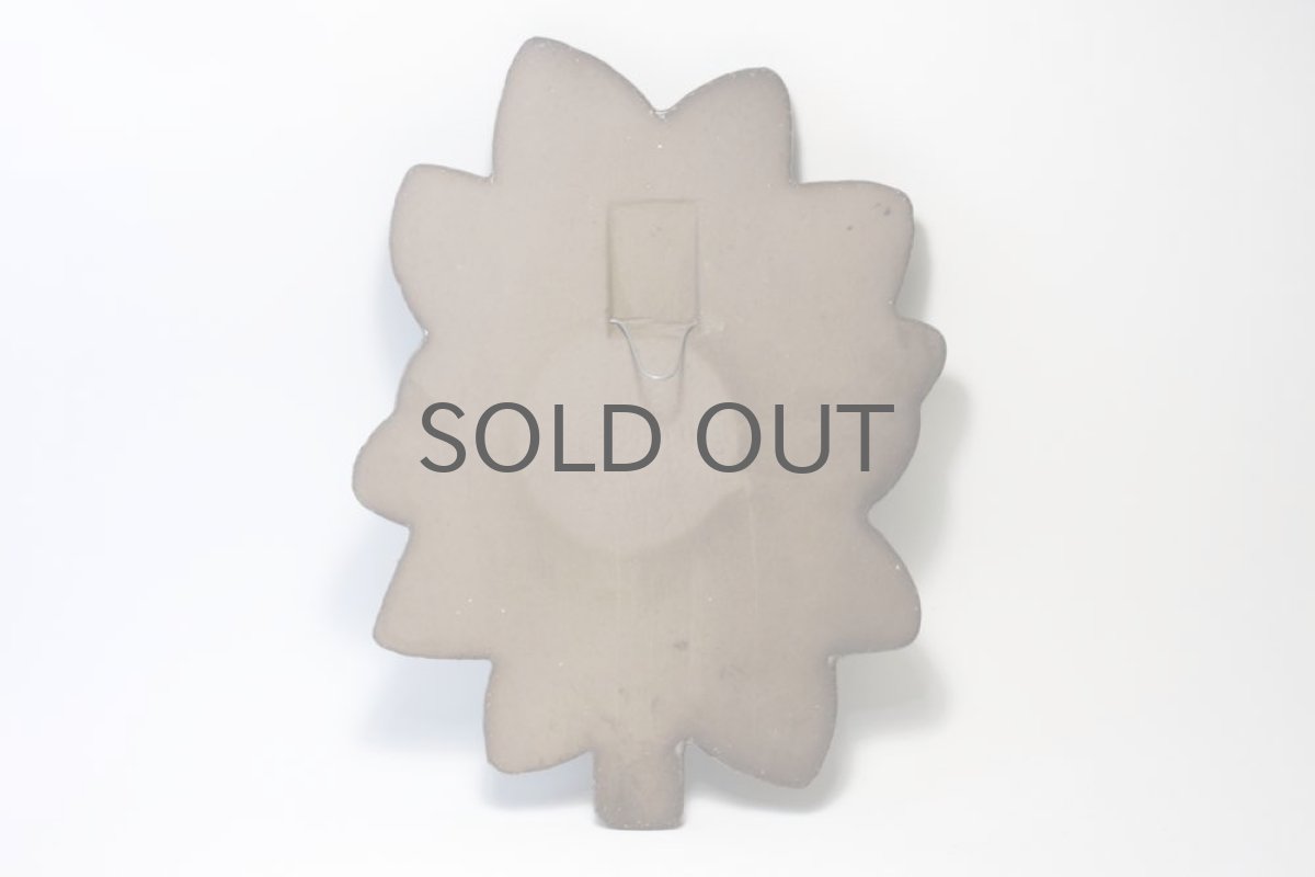 画像3: Upsala Ekeby/ウプサラ・エクビー/Blomma/花陶板壁掛け/ネイビー (3)