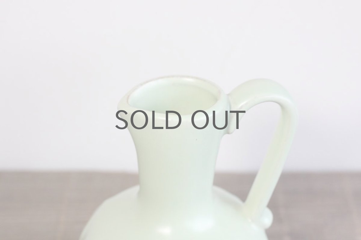 画像5: Ekeby/エクビー/粉引一輪挿し青磁色/No.3 (5)