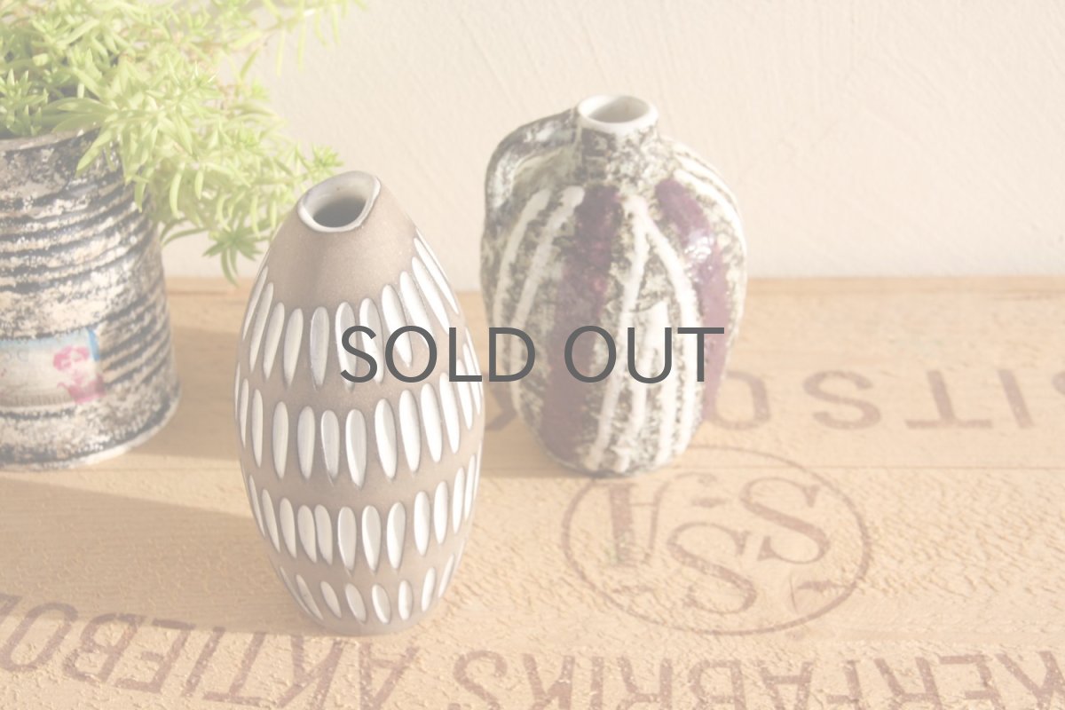 画像5: Upsala Ekeby  ウプサラエクビィ Ingrid Atterberg イングリッド アッテルバーグ Negro 一輪挿し (5)