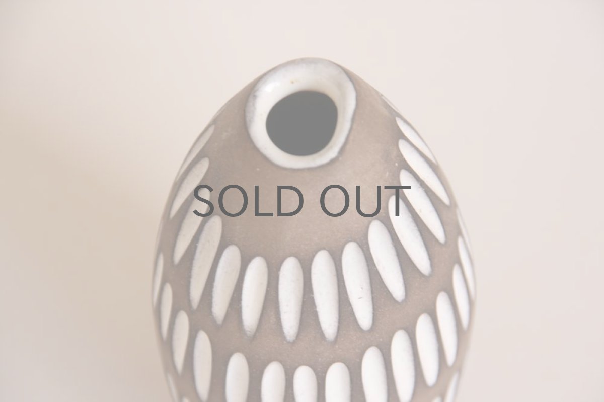 画像4: Upsala Ekeby  ウプサラエクビィ Ingrid Atterberg イングリッド アッテルバーグ Negro 一輪挿し (4)