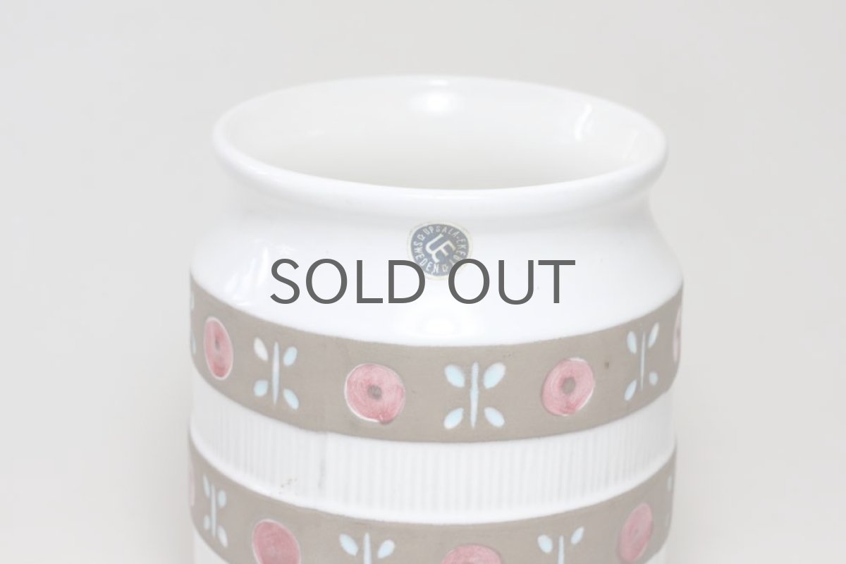 画像3: Upsala Ekeby/ウプサラ エキュビ/マリ・シムルソン 野ばらのポット Lサイズ (3)