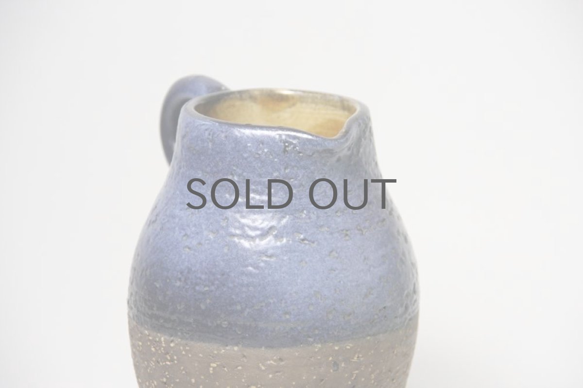 画像5: Upsala Ekeby/ウプサラ/エキュビ マリ・シムルソン/フラワーベース/ダークブルー (5)