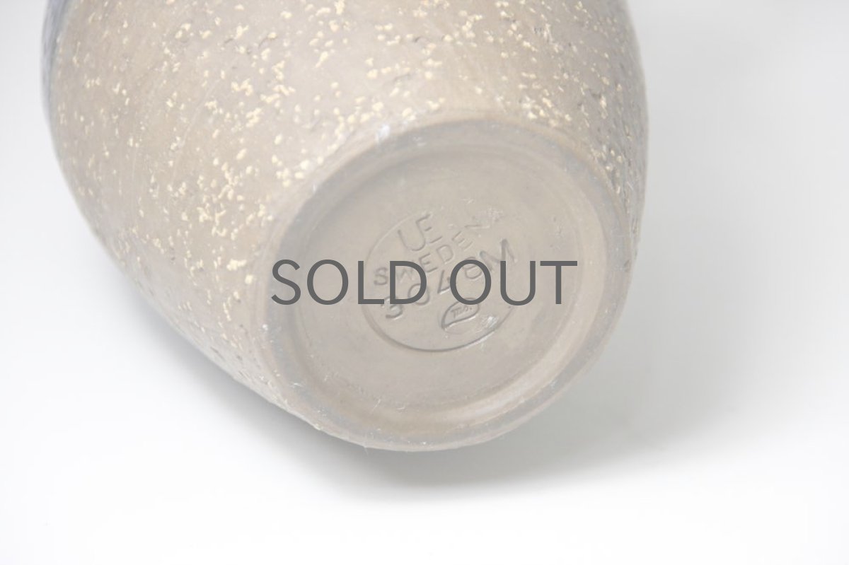 画像6: Upsala Ekeby/ウプサラ/エキュビ マリ・シムルソン/フラワーベース/ダークブルー (6)