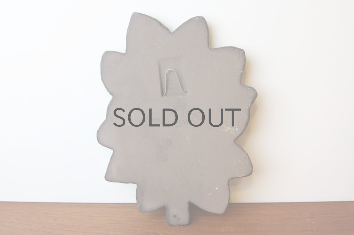 画像5: Upsala Ekeby Blomma 花陶板壁掛け ピンク (5)