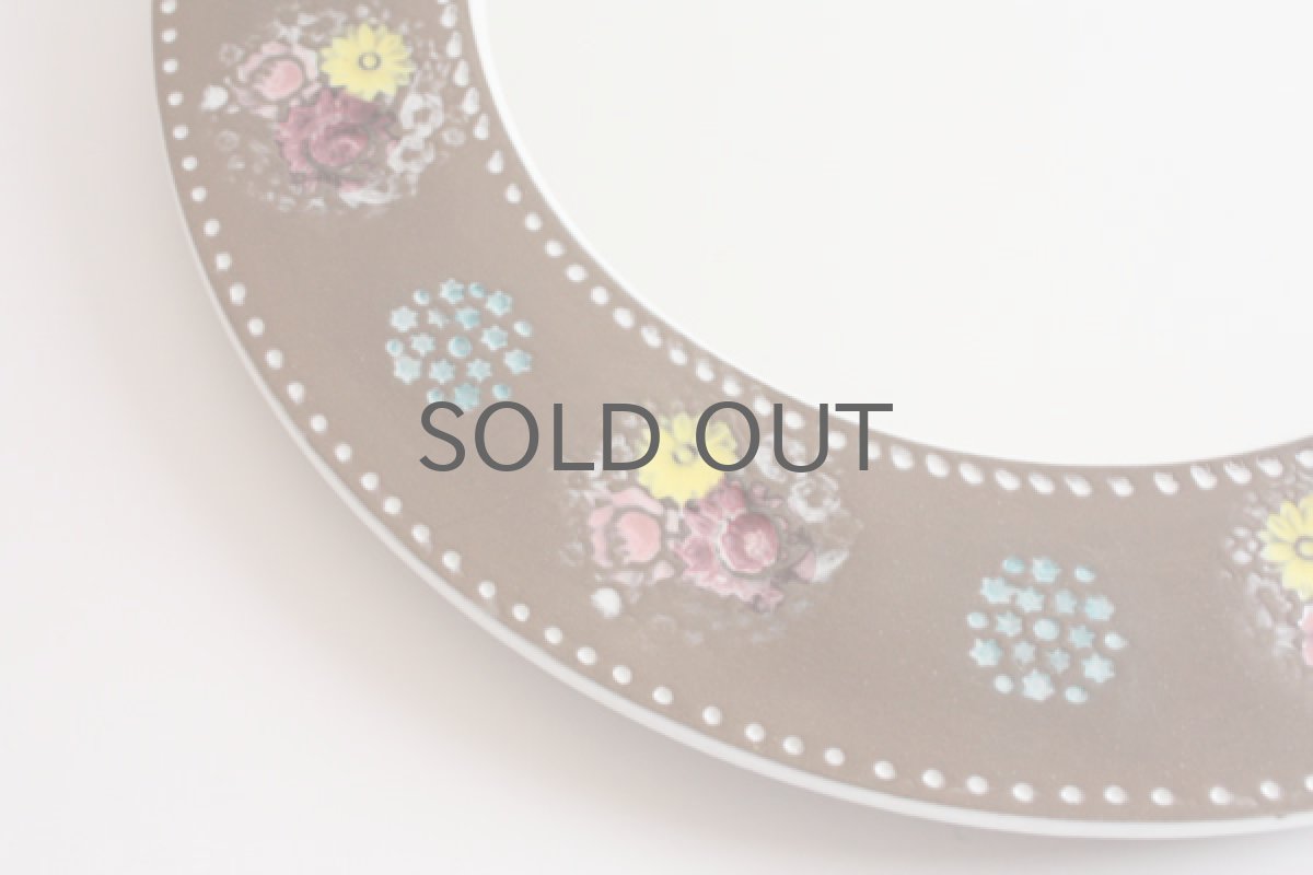 画像3: Upsala Ekeby/ウプサラ エキュビ  マリ・シムルソン 円形 鏡 (3)