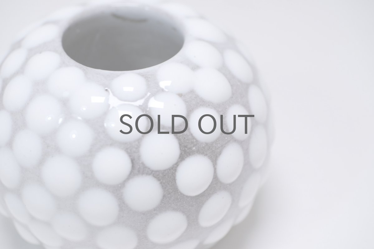 画像2: 北欧ビンテージ雑貨/Upsala Ekeby/ウプサラ エクビィ/Ingrid Atterberg/VÄSTKUST/一輪座しもしくはキャンドルホルダー/No.2 (2)