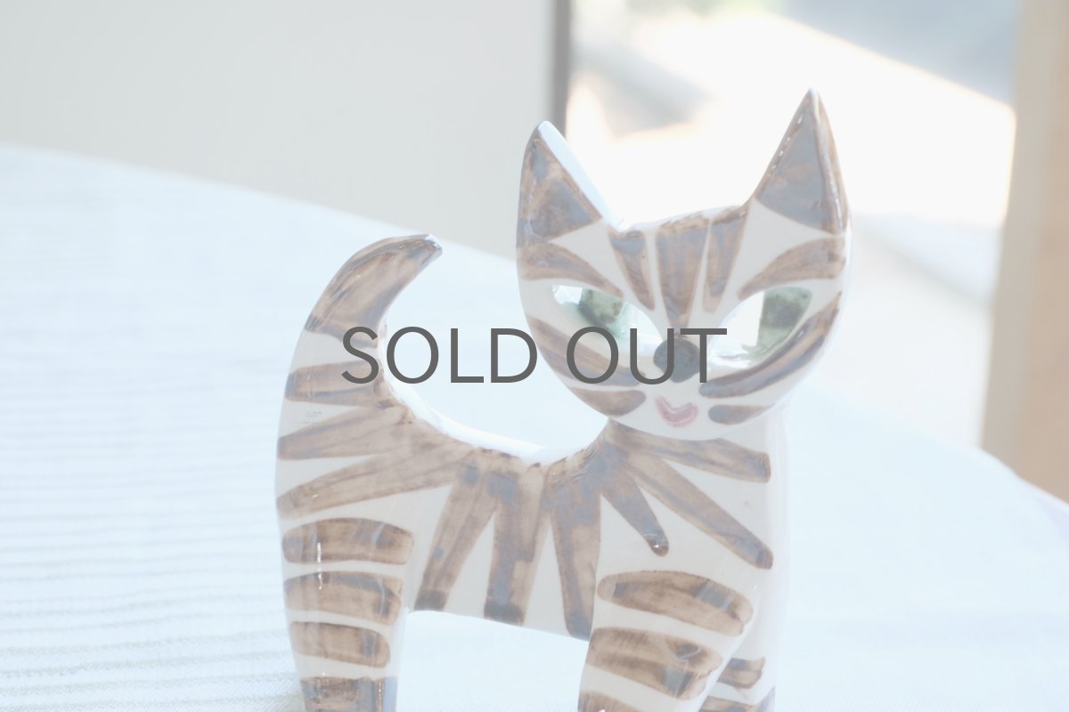 画像3: Upsala Ekeby/ウプサラ　エクビー/Dorothy Clough/ドロシークラフ/Gefle/ゲフレ/ネコ (3)