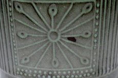 画像4: 北欧ガーデニンググッツ/ビンテージ/Upsala Ekeby/ウプサラエクビィ/植物ポット/鉢/H12cm/モスグリーン (4)