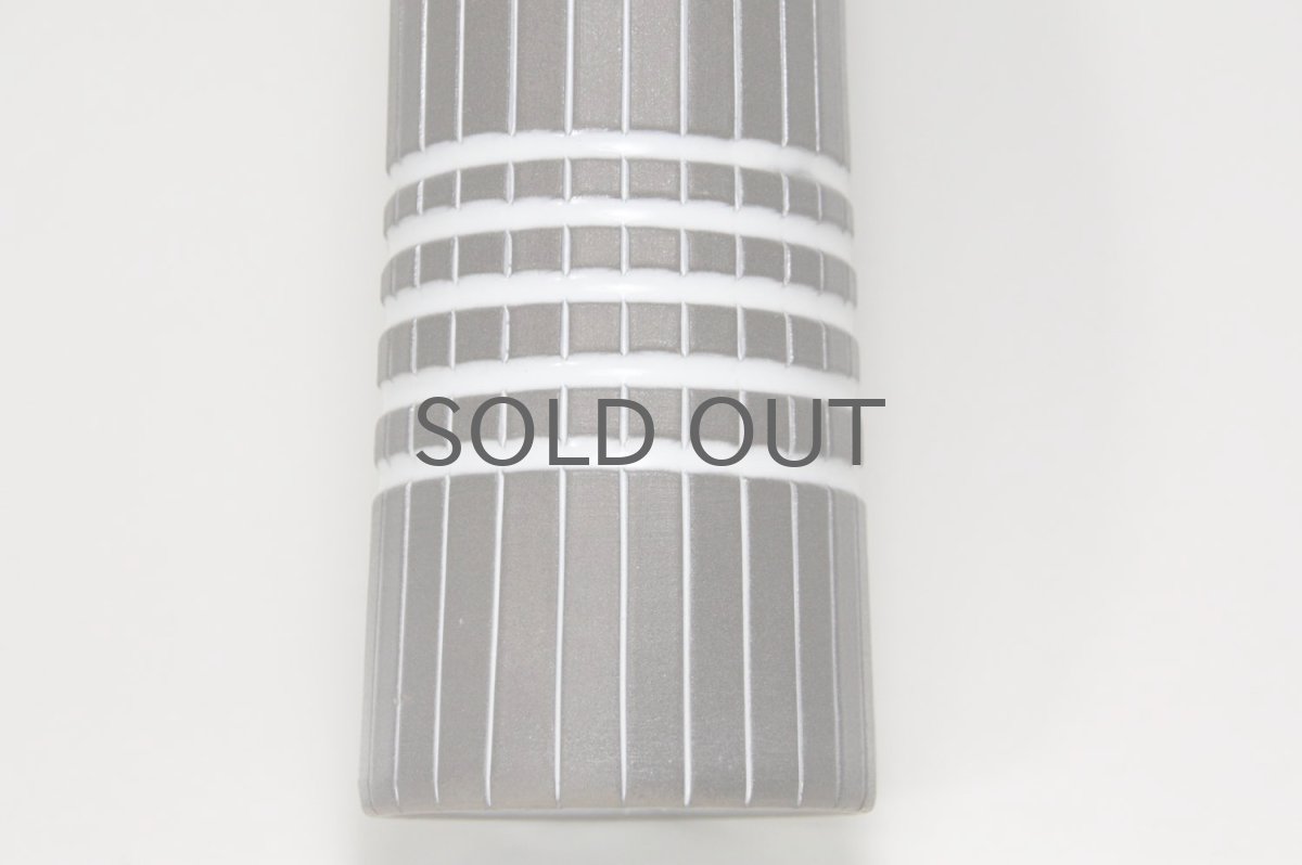 画像2: Upsala Ekeby/ウプサラ エクビィ/Ingrid Atterberg/一輪挿しの花瓶 /ストライプ&ボーダー/高さ22cm (2)