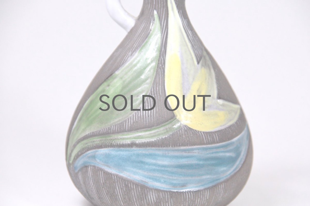 画像4: Upsala Ekeby/ウプサラ エキュビ/マリ・シムルソン/チューリップ花瓶/一輪挿し 丸形/No.2 (4)