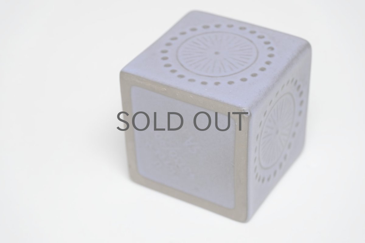 画像6: 北欧アンティーク/Upsala Ekeby /ウプサラ　エクビィ/Goran Andersson/一輪挿し花瓶/キューブ型/Sサイズ/No.1 (6)