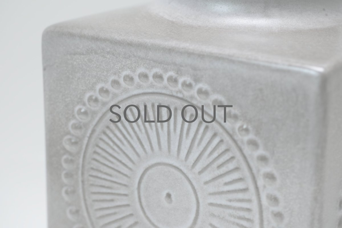 画像6: Upsala Ekeby /ウプサラ エクビィ/Goran Andersson/ 一輪挿し花瓶/ベース/キューブ型/Lサイズ (6)