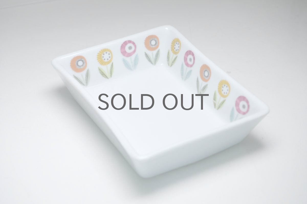 画像2: Upsala Ekeby /ウプサラ エクビィ/Bellis/ベリス/スクエアープレート/No.3 (2)