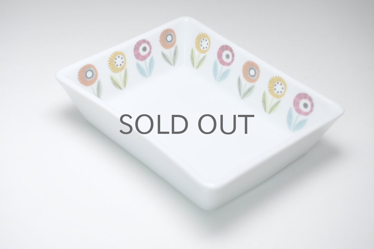 画像2: Upsala Ekeby /ウプサラ　エクビィ/Bellis/ベリス/スクエアープレート/No.1 (2)