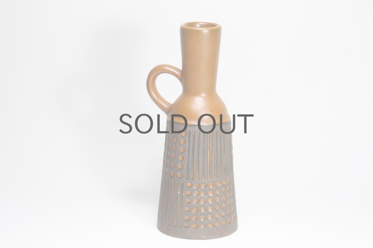 画像2: ビンテージ北欧雑貨/Upsala Ekeby /ウプサラ エクビィ/マリ・シムルソン/Grafit/Ruta/花瓶 (2)