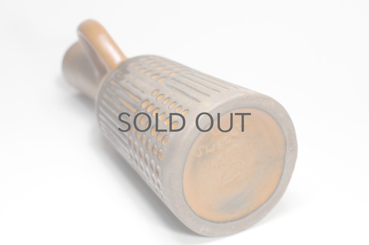 画像5: ビンテージ北欧雑貨/Upsala Ekeby /ウプサラ エクビィ/マリ・シムルソン/Grafit/Ruta/花瓶 (5)