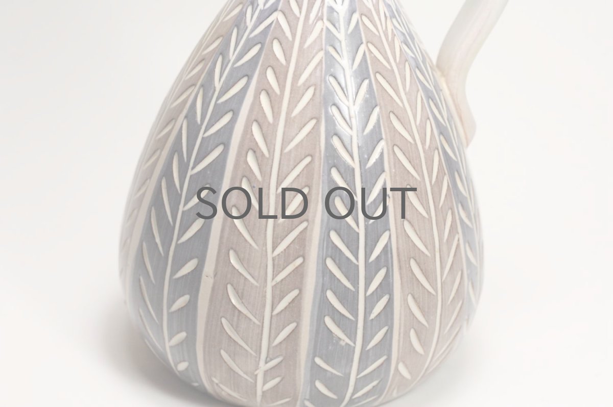 画像6: Upsala Ekeby/ウプサラ エクビィ/Ingrid Atterberg/一輪挿しの花瓶 /ストライプ (6)