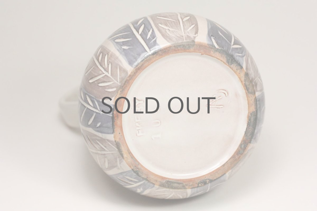 画像7: Upsala Ekeby/ウプサラ エクビィ/Ingrid Atterberg/一輪挿しの花瓶 /ストライプ (7)