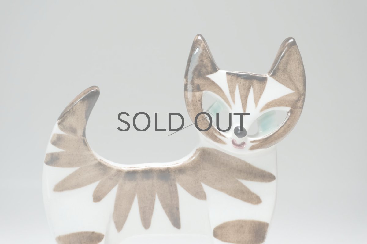 画像2: Upsala Ekeby/ウプサラ エクビー/Dorothy Clough/ドロシークラフ/Gefle/ゲフレ/ネコ (2)