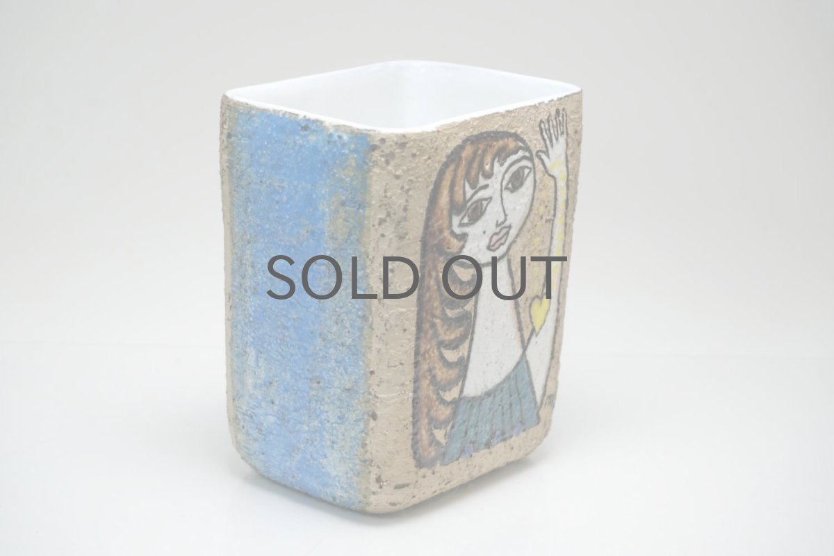 画像4: Upsala Ekeby/ウプサラ　エクビィ/ Angelina/1960-64/ハートのネックレスと女性/ベース (4)