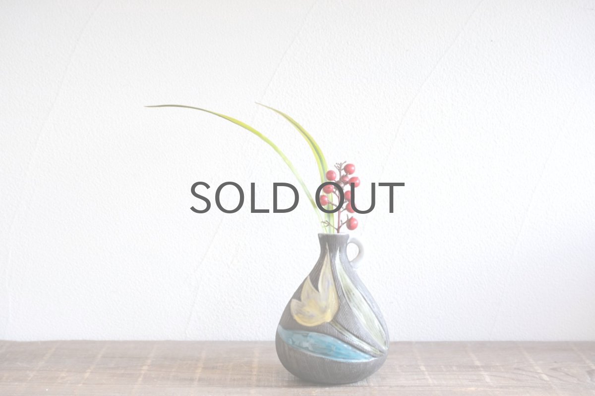 画像7: Upsala Ekeby/ウプサラ エキュビ/マリ・シムルソン/チューリップ花瓶/一輪挿し 丸形 (7)