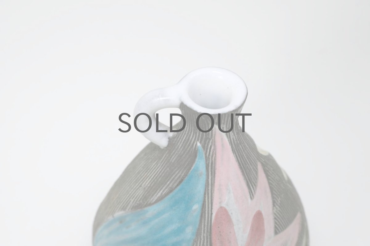 画像3: Upsala Ekeby/ウプサラ エキュビ/マリ・シムルソン/チューリップ花瓶/一輪挿し 丸形 (3)