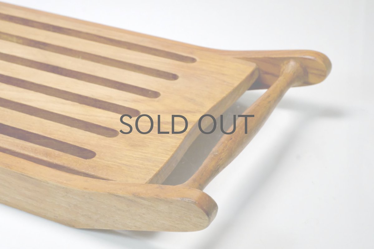 画像5: 北欧雑貨/スウェーデン/パン用カッティングボード/チーク/No.2 (5)
