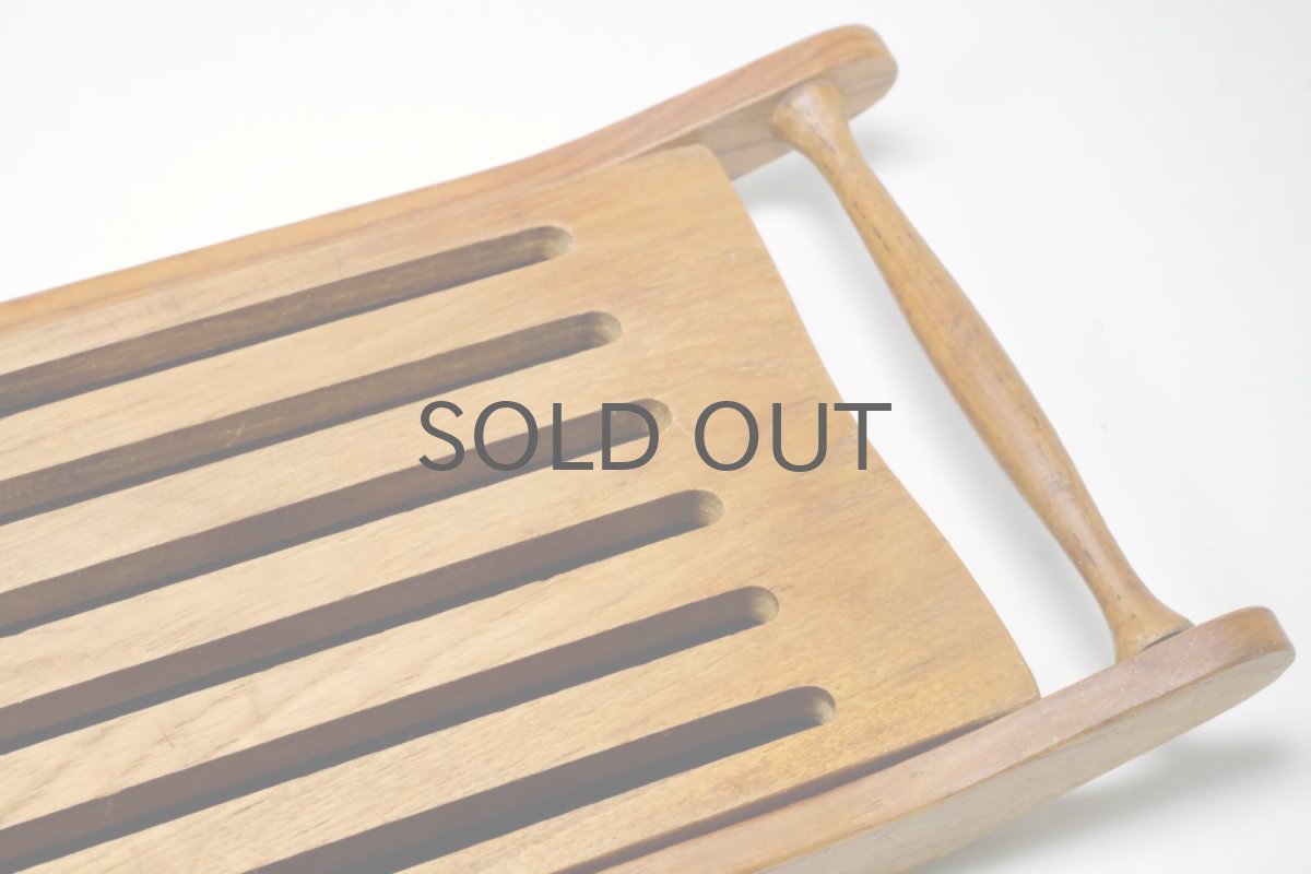 画像6: 北欧雑貨/スウェーデン/パン用カッティングボード/チーク/No.2 (6)